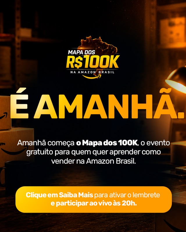 Anúncio: é amanhã, começa o Mapa dos 100K