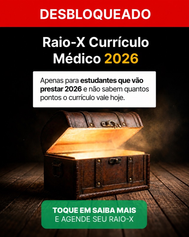 Raio-X Currículo Médico 2026 — desbloqueado