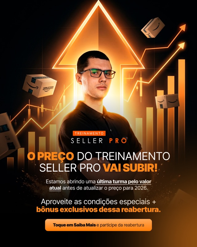 O preço do treinamento Seller Pro vai subir