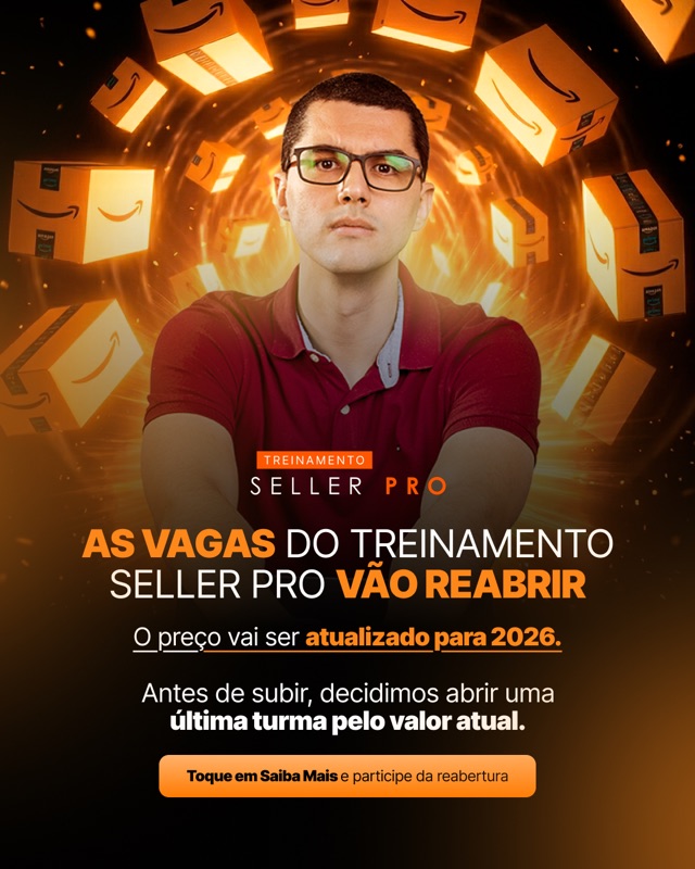As vagas do treinamento Seller Pro vão reabrir