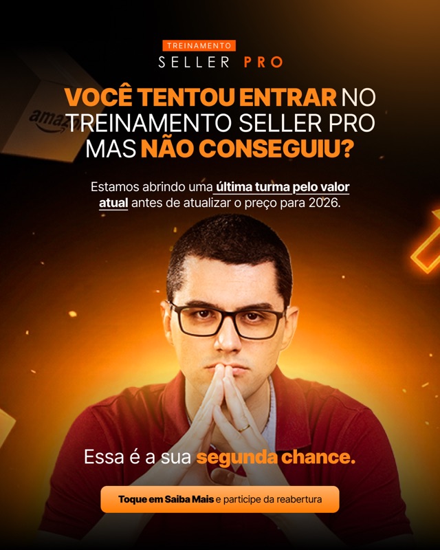 Você tentou entrar no Seller Pro e não conseguiu? Essa é a sua segunda chance