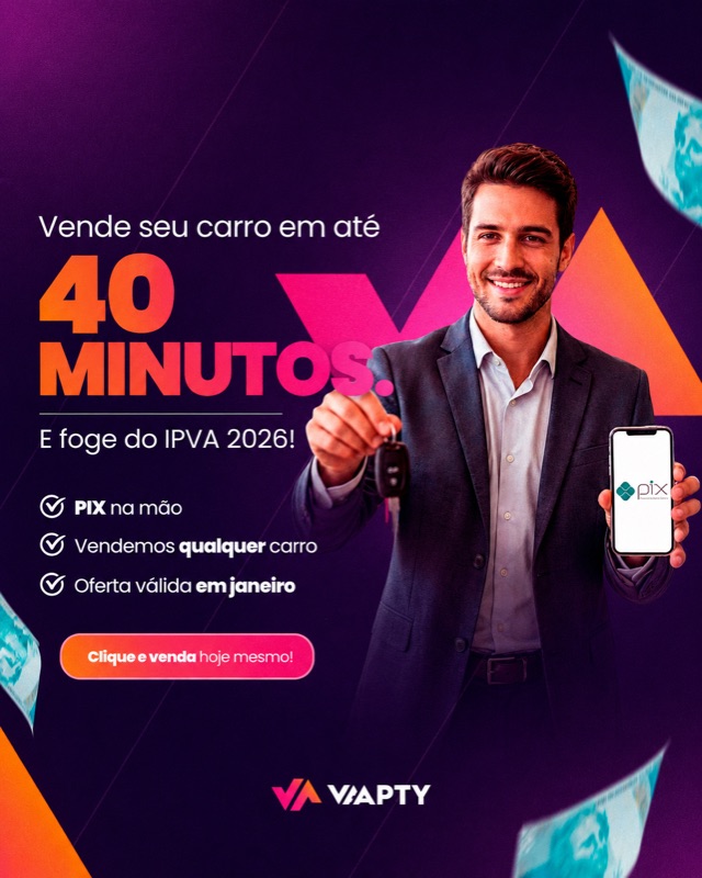 Viapty — venda seu carro em até 40 minutos e fuja do IPVA 2026