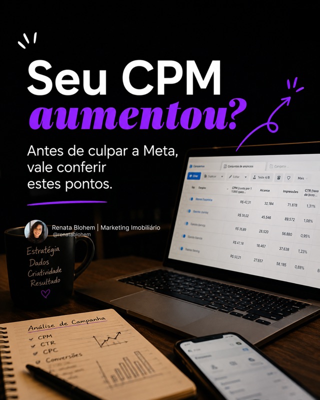 Seu CPM aumentou? Antes de culpar a Meta, confira estes pontos