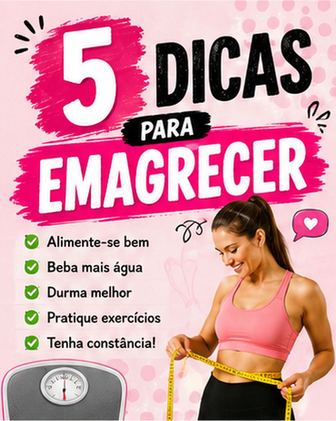 Post caseiro: 5 dicas para emagrecer