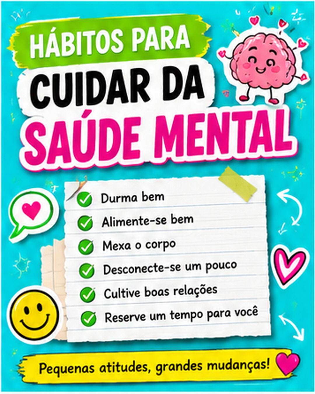 Post caseiro: hábitos para cuidar da saúde mental