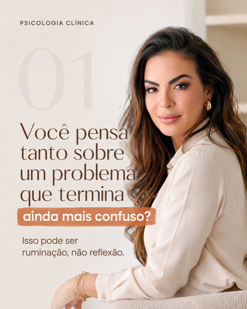 Capa do carrossel: Você pensa tanto sobre um problema que termina ainda mais confuso?