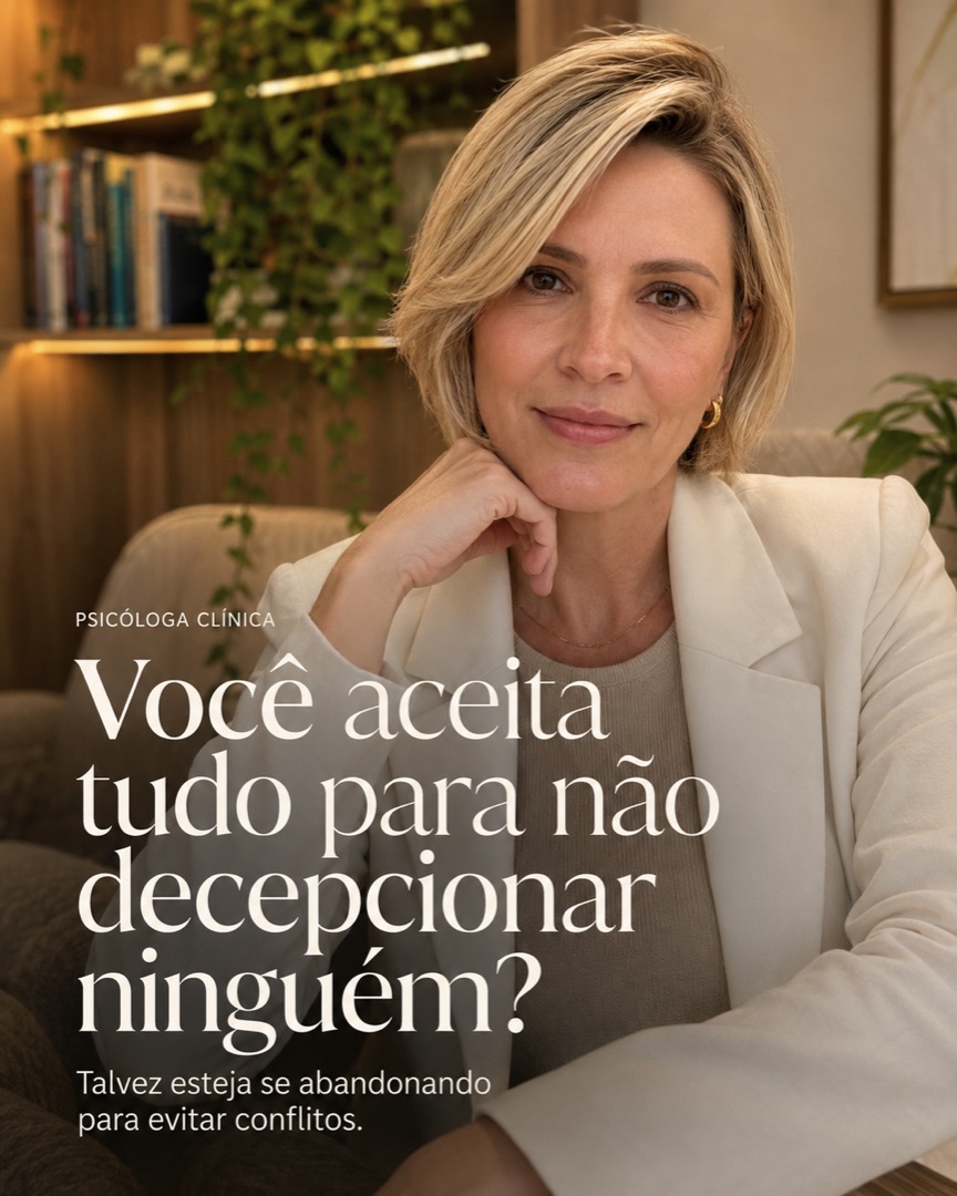 Capa do carrossel: Você aceita tudo para não decepcionar ninguém?