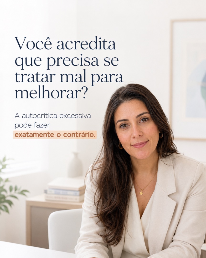 Capa do carrossel: Você acredita que precisa se tratar mal para melhorar?