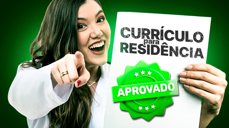 Thumbnail de live — Currículo pra Residência